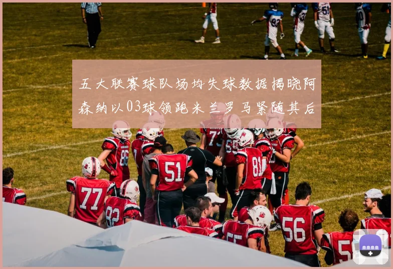 五大联赛球队场均失球数据揭晓阿森纳以03球领跑米兰罗马紧随其后